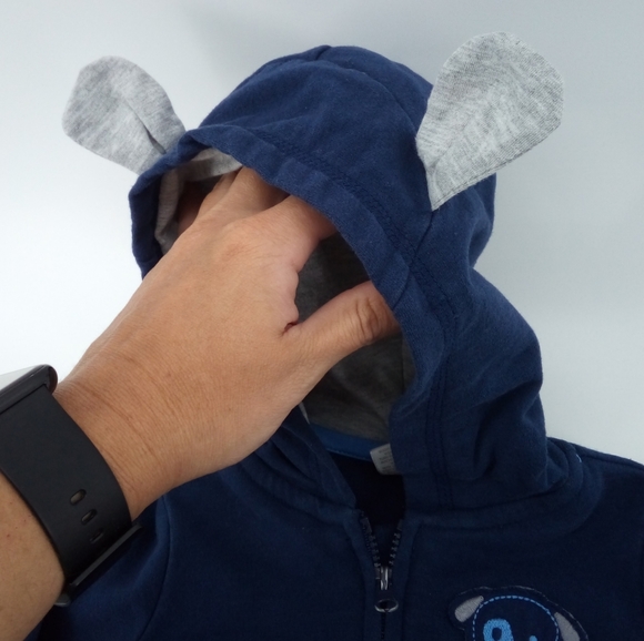 Gymboree Baby Tops Bundle 12-18 Months Cotton Blend Hoodie Long Sleeve Tee - Picture 6 of 11